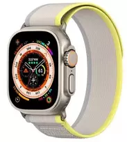Dux Ducis Sport Velcro Strap for Apple Watch 9 / 8 / 7 / 6 / SE / 5 / 4 / 3 / 2 / 1 (38, 40, 41 mm) Yellow