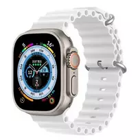 Dux Ducis Apple Silicone Strap for Apple Watch 42/44/45/46/49MM White