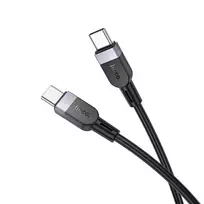 Hoco X109 Energy 60W Silicone Charging Data Cable USB-C to USB-C 1m Black