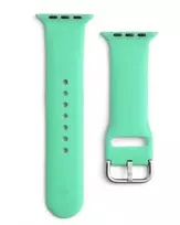 iLike Silicone Strap APS Silicone Watch Band for Apple Watch 8/7/6/5/4/3/2/SE (41/40/38mm) Strap Watchband Mint