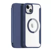 Dux Ducis Skin X Pro Magnetic Flip MagSafe Case, Apple iPhone 15 Plus, Mėlyna