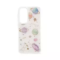 iLike Samsung Galaxy A35 Epoxy Cartoon Cover White