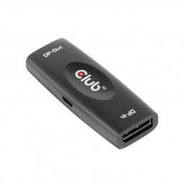 Adapteris Club 3D 4K120Hz HBR3 Club 3D DisplayPort 1.4 Aktiver Repeater 4K120Hz HBR3 DisplayPort 1.4, juoda sp.