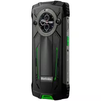 Blackview BV8200 Neardūžtamas 4G LTE išmanusis telefonas 6.5 inch FHD+ 120Hz, 1.3 inch antrinis ekranas, 12GB RAM, 256GB atmintis, 8800mAh baterija, 50MP+13MP galinės kameros, 32MP priekinė kamera, IP68/IP69K/MIL-STD-810H, NFC, pirštų atspaudų skaitytuvas, žalias