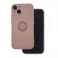 iLike Samsung Galaxy A35 5G apsauginis dėklas su piršto laikikliu ir stovu, rožinis