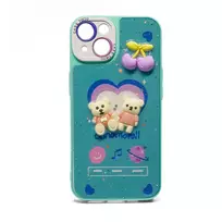 iLike Samsung Galaxy A14 Epoxy Cartoon Cover Blue