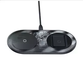 Baseus WXJK-A01 Simple 2in1 belaidis įkroviklis 18W