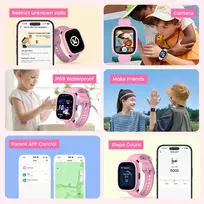 LAGENIO K3 4G Kids Smart Watch Pink