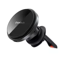 CHOETECH T204-F Magnetinis automobilinis laikiklis su 15W belaidžiu įkrovimu - juodas