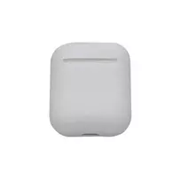 EVELATUS Apple AirPods Case EAC05 White - Silikoninis apsauginis dėklas su karabinu