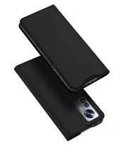 Dux Ducis Xiaomi 12 Pro Skin Pro Holster Cover Flip Case Black