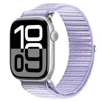 Dux Ducis Apple Watch 42/44/45/46/49mm YE Nylon Braided Loop Wrist Strap Purple