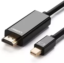 UGREEN Mini DisplayPort į HDMI kabelis 4K 1,5m juodas