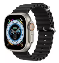 Dux Ducis Silikoninis dirželis Apple Watch 42/44/45/46/49mm Juodas