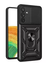 iLike Samsung Galaxy A14 Armored Case su fotoaparato apsauga juoda