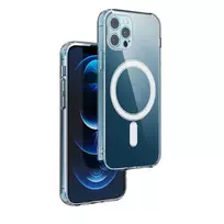 iLike iPhone 17 Pro Max 6.9 inch 1.5 mm MagSafe Dėklas Su Kameros Apsauga Atviru Žiedu Skaidrus