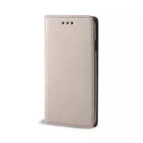 GreenGo HTC 825 Smart Magnet Gold Wallet Case