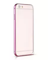 Apple iPhone 6 / 6S Blade Series Hippocampal Buckle Metal Bumper HI-T025 Pink