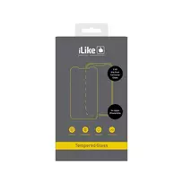 iLike Apple iPhone 6/6S 2.5D Silk Print Full Cover Glass Screen Protector - Black