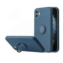 iLike Silicone Ring Case for Xiaomi Redmi Note 10 Pro / Pro Max - Mėlyna