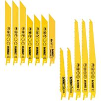 Tiesinių pjūklų geležtė Dewalt DT2445-QZ, bimetalas, 228 mm, 12 vnt.