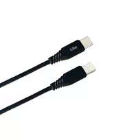 iLike įkrovimo laidas Type-C į Lightning CTL01 juodas
