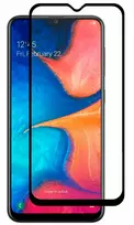 iLike Samsung Galaxy A10 2.5D lenktų kraštų grūdinto stiklo ekrano apsauga - juodas rėmelis, pilni klijai