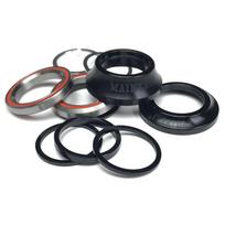 Dviračių atsarginė dalis Cult INTEGRATED HEADSET, juoda sp./raudona sp.