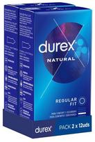 Prezervatyvai Durex Natural, 56 mm, 24 vnt.
