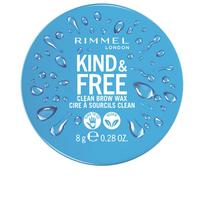 Antakių vaškas Rimmel London Kind & Free, 8 g, skaidri sp. 001 clear