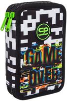 Penalas CoolPack Game Over, 19.5 cm x 12.5 cm, balta sp./juoda sp./žalia sp.