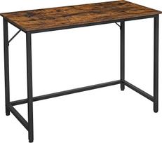 Rašomasis stalas Songmics Industrial, 100 cm x 50 cm, 75 cm, juoda sp./ruda sp.