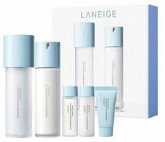 Veido priežiūros priemonių rinkinys Laneige Water Bank Blue Hyaluronic 2 Step Essential, 330.0 ml, 5 vnt.