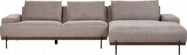 Kampinė sofa Beliani Manifred, šviesiai ruda sp., kairinė, 316 x 146 cm x 79 cm