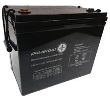 Akumuliatorius PowerBat CBE 12V 75Ah Deep Cycle Gel | 5907707583971