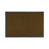 Durų kilimėlis Domoletti 3D, juoda sp./oranžinė sp., 80 cm x 120 cm x 1 cm