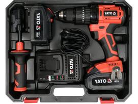 Akumuliatorinis smūginis gręžtuvas-suktuvas Yato YT-82791, 18 V, 3 Ah