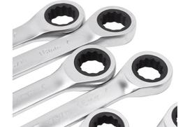 Terkšlinių kombinuotų raktų rinkinys ForceKraft FK-51092, 250 mm, 8 - 19 mm