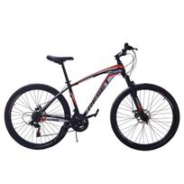 Dviratis kalnų Reset Derek, 27.5 ", L rėmas, juoda sp./raudona sp.