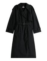 Tommy Hilfiger - Lw Nylon Oversized Trench - Lietpaltis - Juoda