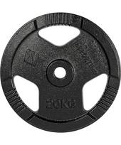 Ketaus svorio diskas inSPORTline Hamerton Black 20 kg, 30 mm