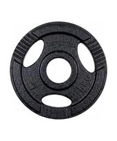 Ketaus olimpinis svorio diskas inSPORTline Hamerton Black 2,5 kg, 50 mm