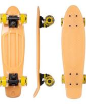 Tamsoje šviečiantis penny boardas su šviečiančiais ratukais WORKER Solosy C1 22″