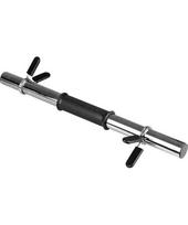 Tuščiaviduris hantelio grifas inSPORTline Onepump 45 cm / 30 mm su fiksatoriais, be sriegio