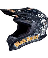 Motokroso šalmas W-TEC Black Heart Harzdorf - Juoda