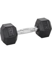 Šešiakampis hantelis inSPORTline Hexsteel 2 kg