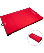 Sulankstomas gimnastikos kilimėlis inSPORTline Quad fold 200 x 120 x 5 cm - Raudona