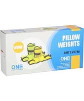 Kojų ir rankų svoriai One Fitness WW01, geltoni - 2 x 0,7 kg