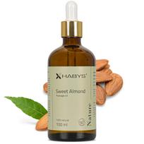 Masažo aliejus Habys Nature Sweet Almond 100% saldinių migdolų 100 ml