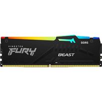 Kingston FURY Beast RGB, DDR5, 8GB, 5200MT/s, CL40, Single stick KF552C40BBA-8